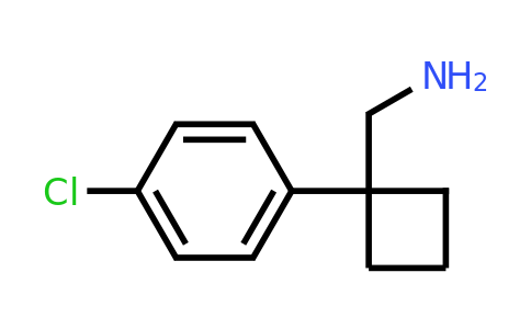 CAS 63010-09-3 | [1-(4-Chlorophenyl)cyclobutyl]methylamine