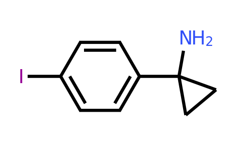 CAS 630384-20-2 | 1-(4-Iodophenyl)cyclopropanamine