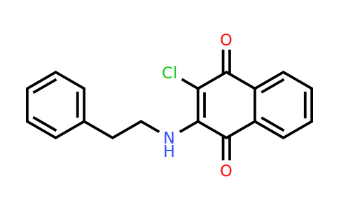 CAS 6307-22-8 | 2-Chloro-3-(phenethylamino)naphthalene-1,4-dione