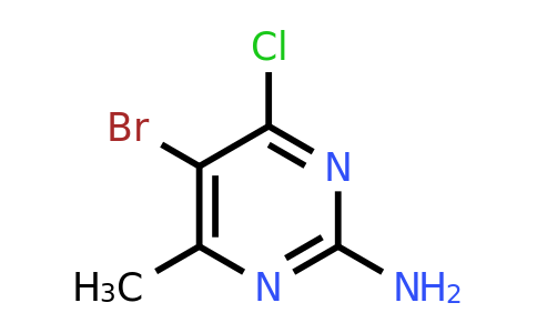 CAS 6314-12-1 | 5-bromo-4-chloro-6-methylpyrimidin-2-amine