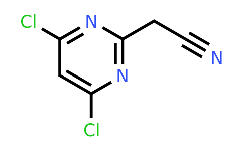 CAS 63155-43-1 | (4,6-Dichloro-pyrimidin-2-yl)-acetonitrile