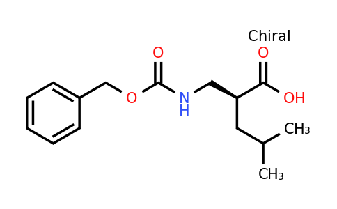 CAS 631899-15-5 | (S)-2-((((Benzyloxy)carbonyl)amino)methyl)-4-methylpentanoic acid