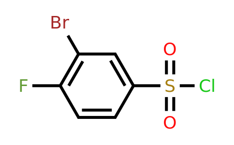 CAS 631912-19-1 | 3-bromo-4-fluorobenzene-1-sulfonyl chloride