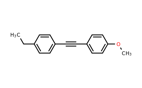CAS 63221-88-5 | 1-Ethyl-4-[2-(4-methoxyphenyl)ethynyl]benzene
