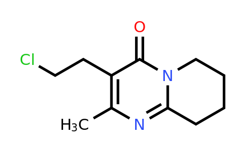 CAS 63234-80-0 | 3-(2-chloroethyl)-2-methyl-4H,6H,7H,8H,9H-pyrido[1,2-a]pyrimidin-4-one