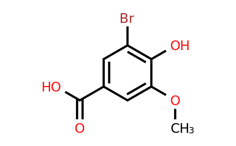 CAS 6324-52-3 | 3-bromo-4-hydroxy-5-methoxybenzoic acid