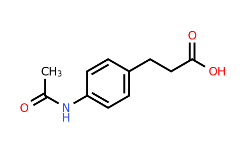 CAS 6325-43-5 | 3-(4-Acetamidophenyl)propanoic acid
