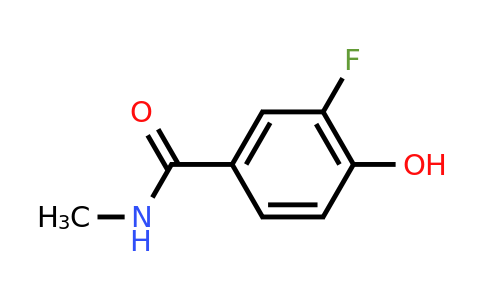 CAS 633317-77-8 | 3-Fluoro-4-hydroxy-N-methylbenzamide