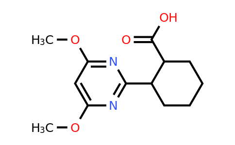 CAS 633320-99-7 | 2-(4,6-Dimethoxypyrimidin-2-yl)cyclohexanecarboxylic acid