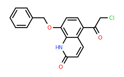 CAS 63404-86-4 | 8-(Benzyloxy)-5-(2-chloroacetyl)quinolin-2(1H)-one