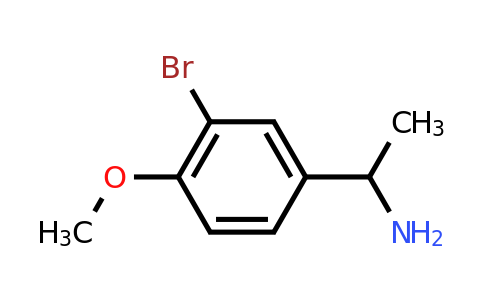 CAS 634150-47-3 | 1-(3-bromo-4-methoxyphenyl)ethan-1-amine