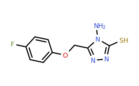 CAS 634157-05-4 | 4-amino-5-[(4-fluorophenoxy)methyl]-4H-1,2,4-triazole-3-thiol