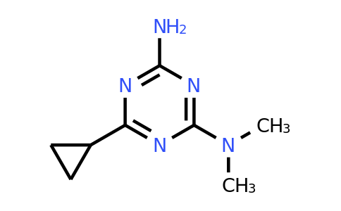 CAS 634165-96-1 | 6-Cyclopropyl-N2,N2-dimethyl-1,3,5-triazine-2,4-diamine