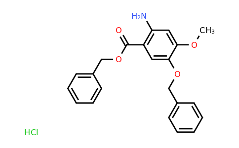 CAS 634197-80-1 | Benzyl 2-amino-5-(benzyloxy)-4-methoxybenzoate hydrochloride