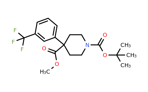 CAS 634466-24-3 | 1-Boc-4-(3-CF3-phenyl)-4-methoxycarbonylpiperidine