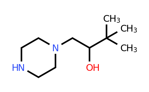 CAS 634576-53-7 | 3,3-Dimethyl-1-(piperazin-1-yl)butan-2-ol