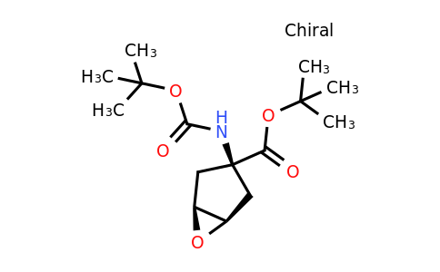 CAS 635318-02-4 | tert-butyl rel-(1R,3r,5S)-3-((tert-butoxycarbonyl)amino)-6-oxabicyclo[3.1.0]hexane-3-carboxylate