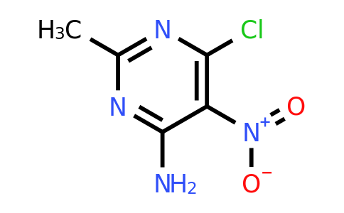 CAS 63586-33-4 | 6-Chloro-2-methyl-5-nitropyrimidin-4-amine
