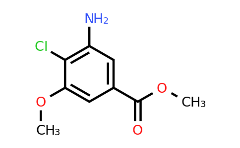 CAS 63603-10-1 | Methyl 3-amino-4-chloro-5-methoxybenzenecarboxylate