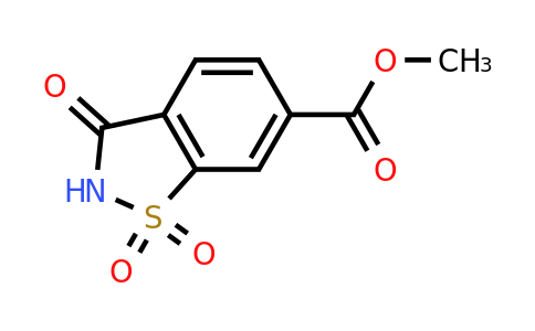CAS 63633-85-2 | Methyl 1,1,3-trioxo-2,3-dihydro-1,2-benzothiazole-6-carboxylate