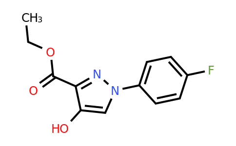 CAS 636568-08-6 | 1-(4-Fluoro-phenyl)-4-hydroxy-1H-pyrazole-3-carboxylic acid ethyl ester