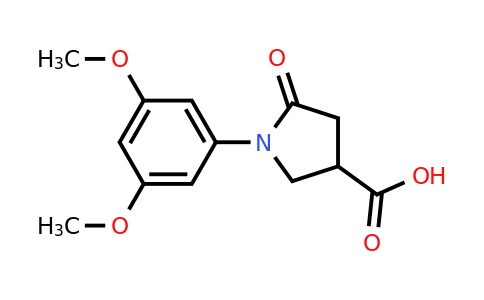 CAS 63674-90-8 | 1-(3,5-dimethoxyphenyl)-5-oxopyrrolidine-3-carboxylic acid