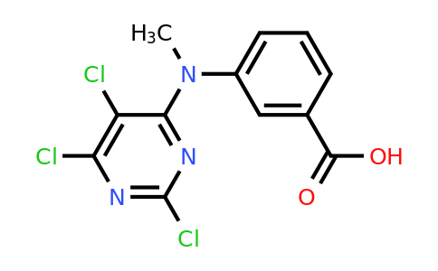 CAS 6372-19-6 | 3-(Methyl(2,5,6-trichloropyrimidin-4-yl)amino)benzoic acid