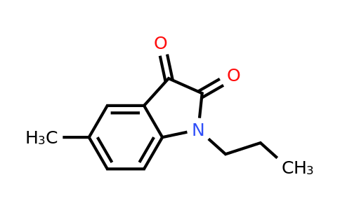 CAS 63725-87-1 | 5-Methyl-1-propylindoline-2,3-dione