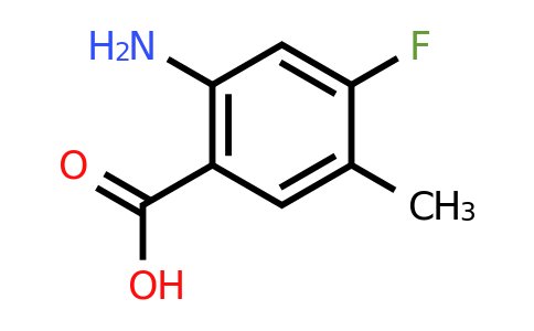 CAS 637347-83-2 | 2-amino-4-fluoro-5-methylbenzoic acid