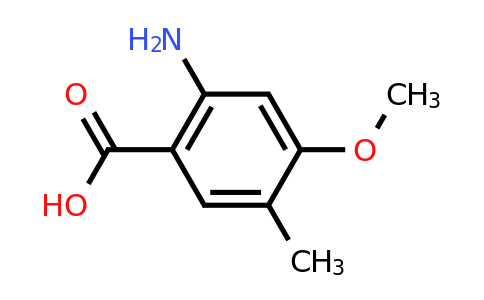 CAS 637347-86-5 | 2-Amino-4-methoxy-5-methyl-benzoic acid