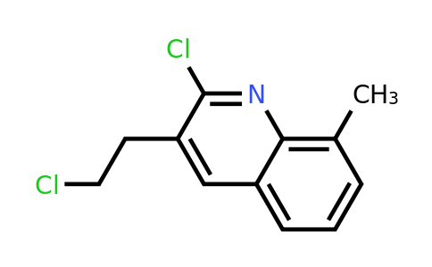 CAS 63742-82-5 | 2-Chloro-3-(2-chloroethyl)-8-methylquinoline
