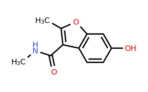 CAS 638217-08-0 | 6-Hydroxy-N,2-dimethylbenzofuran-3-carboxamide