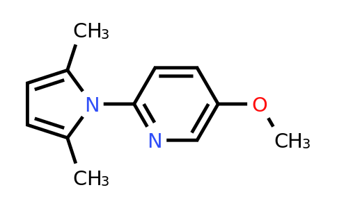 CAS 638352-78-0 | 2-(2,5-Dimethyl-1H-pyrrol-1-yl)-5-methoxypyridine
