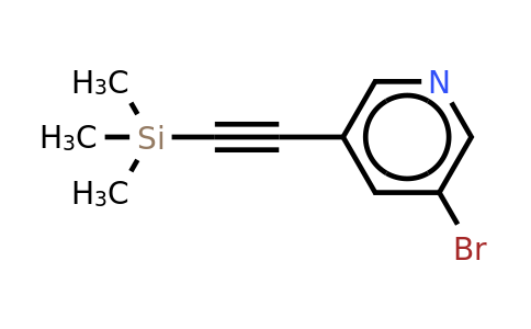 3-Bromo-5-((2-trimethylsilyl)ethynyl)pyridine