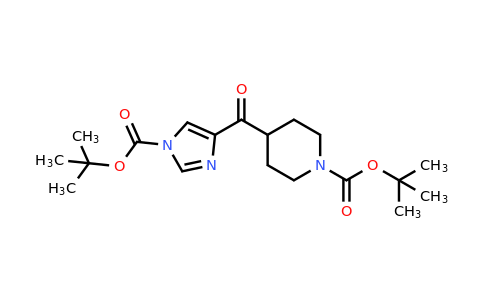CAS 639089-44-4 | Tert-butyl 4-(1-(tert-butoxycarbonyl)-1H-imidazole-4-carbonyl)piperidine-1-carboxylate