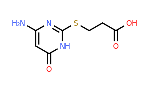 CAS 63916-09-6 | 3-((4-Amino-6-oxo-1,6-dihydropyrimidin-2-yl)thio)propanoic acid