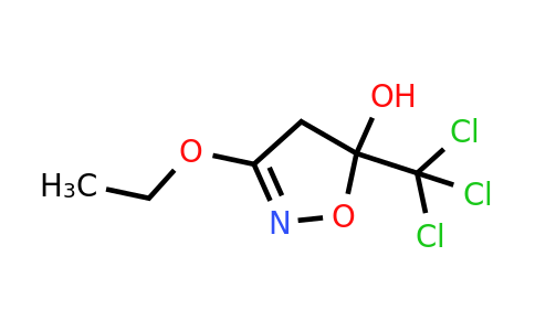 CAS 639815-70-6 | 5-(Trichloromethyl)-3-ethoxy-4,5-dihydroisoxazol-5-ol