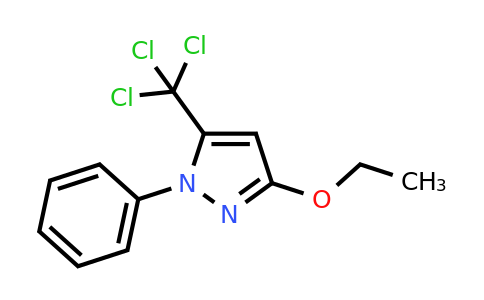 CAS 639815-83-1 | 5-(Trichloromethyl)-3-ethoxy-1-phenyl-1H-pyrazole
