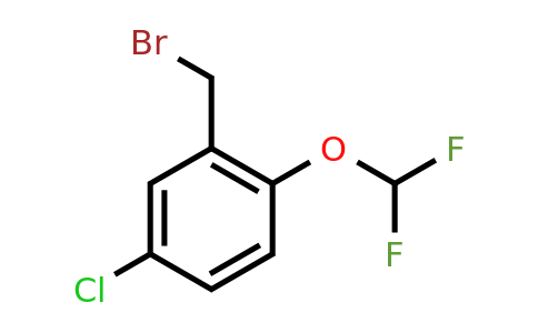 CAS 639826-18-9 | 2-(bromomethyl)-4-chloro-1-(difluoromethoxy)benzene