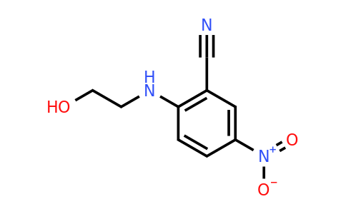 CAS 63989-40-2 | 2-((2-Hydroxyethyl)amino)-5-nitrobenzonitrile