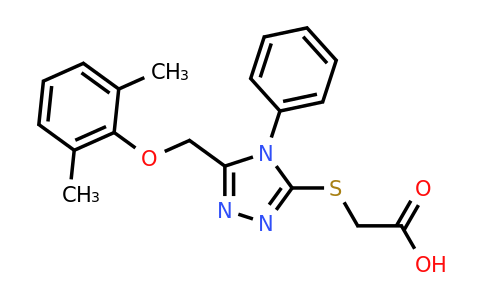 CAS 64013-61-2 | 2-({5-[(2,6-dimethylphenoxy)methyl]-4-phenyl-4H-1,2,4-triazol-3-yl}sulfanyl)acetic acid