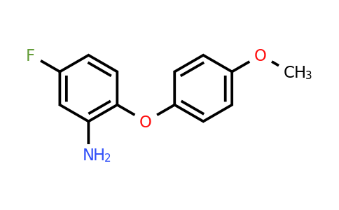 CAS 640767-08-4 | 5-Fluoro-2-(4-methoxyphenoxy)aniline