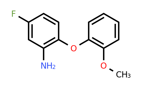 CAS 640767-10-8 | 5-Fluoro-2-(2-methoxyphenoxy)aniline