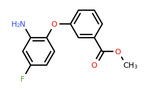 CAS 640767-70-0 | Methyl 3-(2-amino-4-fluorophenoxy)benzoate