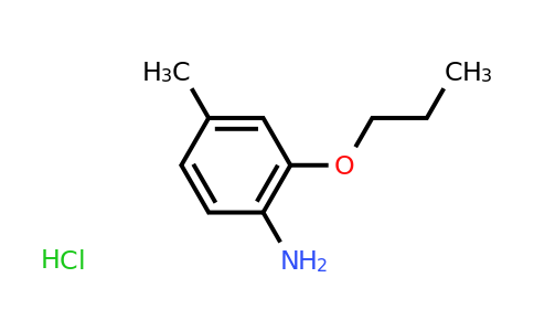 CAS 640767-75-5 | 4-Methyl-2-propoxyaniline hydrochloride