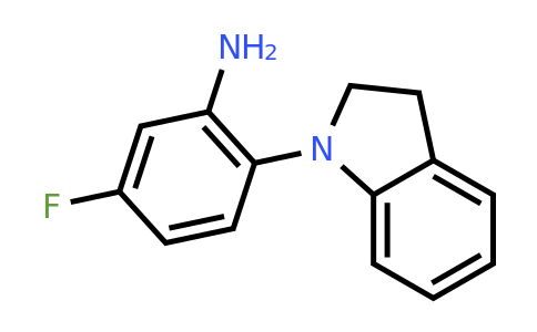 CAS 640768-22-5 | 5-Fluoro-2-(indolin-1-yl)aniline