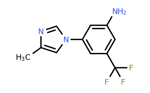 CAS 641571-11-1 | 3-(4-methyl-1H-imidazol-1-yl)-5-(trifluoromethyl)aniline