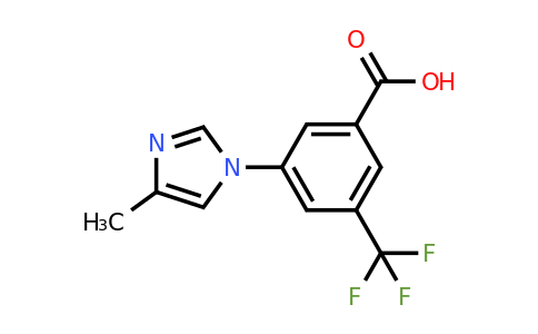 CAS 641571-13-3 | 3-(4-Methyl-1H-imidazol-1-YL)-5-(trifluoromethyl)benzoic acid
