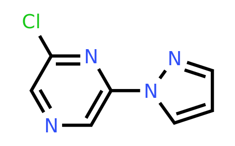 CAS 642459-09-4 | 2-Chloro-6-(1H-pyrazol-1-YL)pyrazine