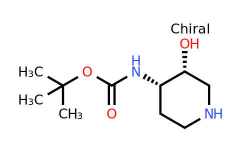 CAS 642478-29-3 | tert-butyl N-[(3R,4S)-3-hydroxypiperidin-4-yl]carbamate